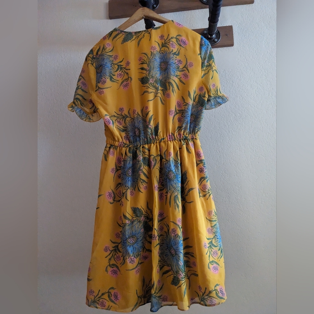 W Madewell size 2 Yellow Dress - Picture 6 of 6